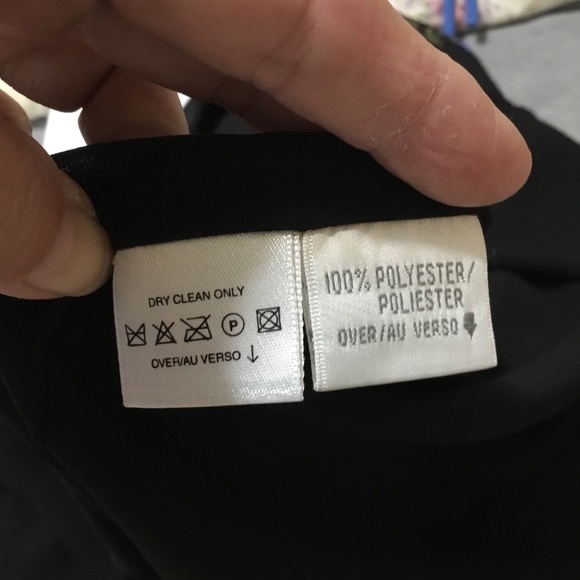 Liz Claiborne Black Burgundy Roses Career Dress 10 - Picture 7 of 8